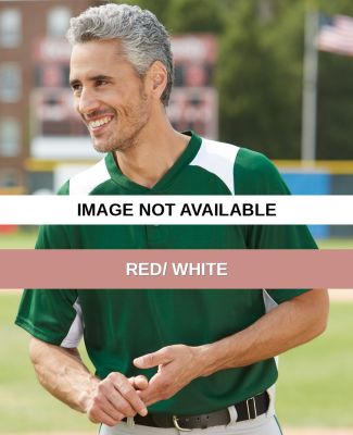 Augusta Sportswear 1520 Gamer Colorblocked Basebal Red/ White