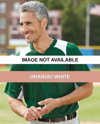 Augusta Sportswear 1520 Gamer Colorblocked Basebal Orange/ White