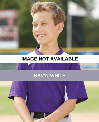 Augusta Sportswear 1521 Youth Gamer Colorblocked B Navy/ White