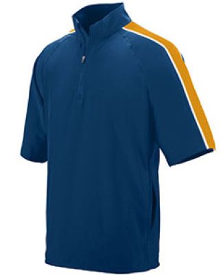 Augusta Sportswear 3788 Quantum Short Sleeve Top in Navy/ gold/ white