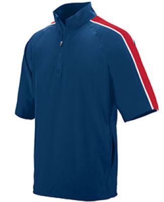 Augusta Sportswear 3788 Quantum Short Sleeve Top in Navy/ red/ white