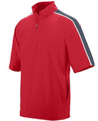 Augusta Sportswear 3788 Quantum Short Sleeve Top in Red/ graphite/ white