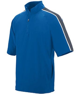 Augusta Sportswear 3788 Quantum Short Sleeve Top in Royal/ graphite/ white
