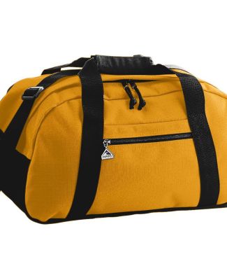 Augusta Sportswear 1703 Large Ripstop Duffel Bag in Gold/ black