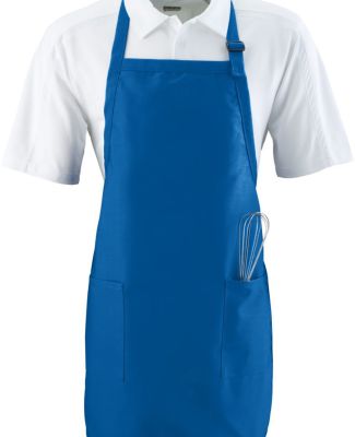 Augusta Sportswear 4350 Full Length Apron with Poc in Royal