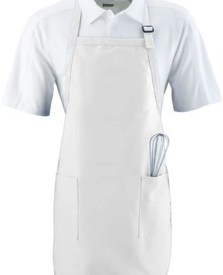 Augusta Sportswear 4350 Full Length Apron with Poc in Kelly