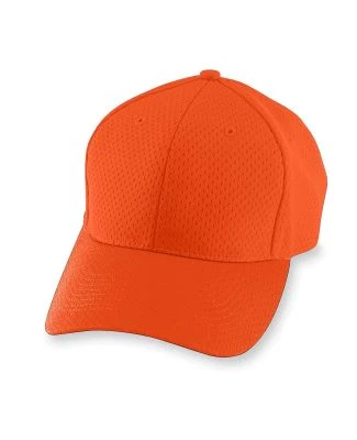 Augusta Sportswear 6236 Youth Athletic Mesh Cap in Orange