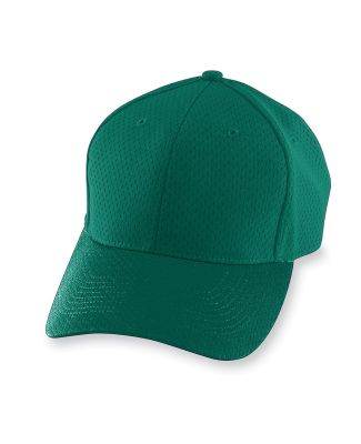 Augusta Sportswear 6236 Youth Athletic Mesh Cap in Dark green