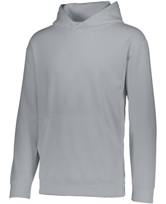 Augusta Sportswear 5506 Youth Wicking Fleece Hoode in Athletic grey