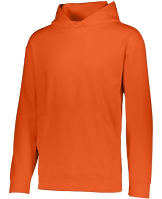 Augusta Sportswear 5506 Youth Wicking Fleece Hoode in Orange