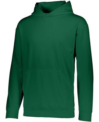 Augusta Sportswear 5506 Youth Wicking Fleece Hoode in Dark green