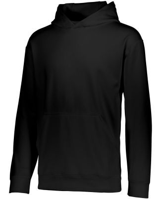 Augusta Sportswear 5506 Youth Wicking Fleece Hoode in Black
