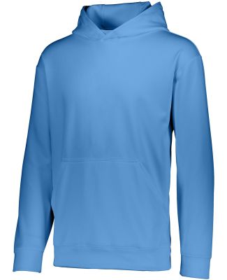 Augusta Sportswear 5506 Youth Wicking Fleece Hoode in Columbia blue