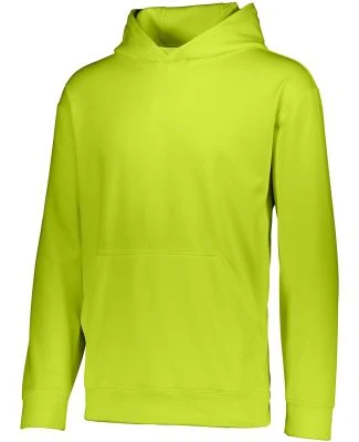 Augusta Sportswear 5506 Youth Wicking Fleece Hoode in Lime