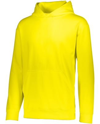 Augusta Sportswear 5506 Youth Wicking Fleece Hoode in Power yellow