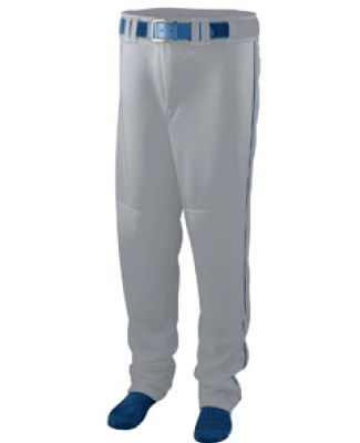 Augusta Sportswear 1446 Youth Series Baseball/Soft in Silver grey/ navy