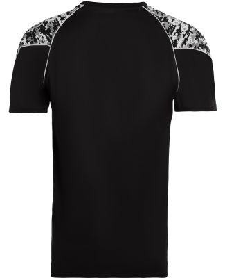 Augusta Sportswear 1782 Color Block Digi Camo Jers in Black/ black digi/ silver