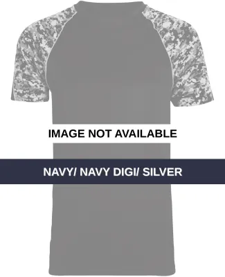 Augusta Sportswear 1782 Color Block Digi Camo Jers Navy/ Navy Digi/ Silver
