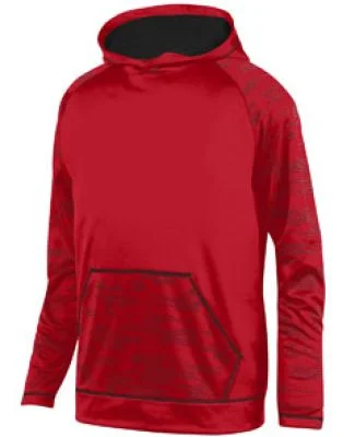 Augusta Sportswear 5532 Sleet Hoodie RED/ BLACK