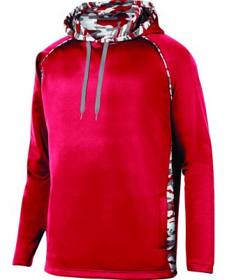Augusta Sportswear 5538 Mod Camo Hoodie in Red/ red mod