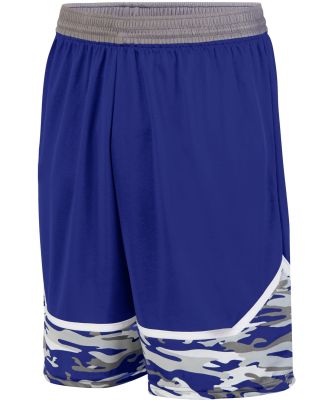 Augusta Sportswear 1117 Mod Camo Game Short PURPLE/ GRPH/ WH