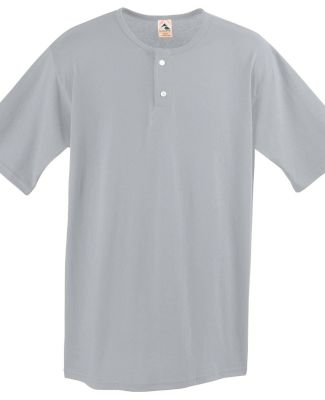 Augusta Sportswear 581 Youth Two-Button Baseball J in Silver grey