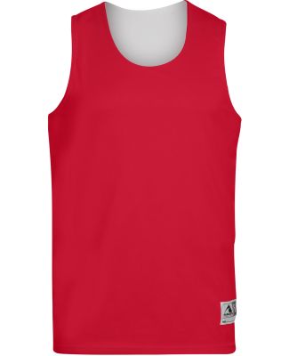 Augusta Sportswear 5023 Youth Reversible Wicking T in Red/ white