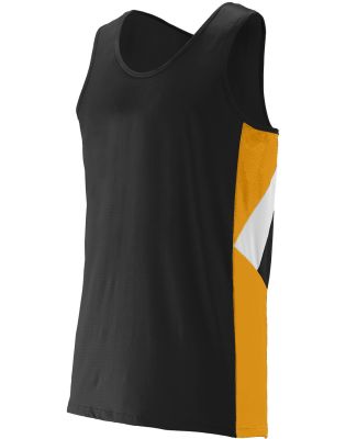 Augusta Sportswear 332 Sprint Jersey in Black/ gold/ white