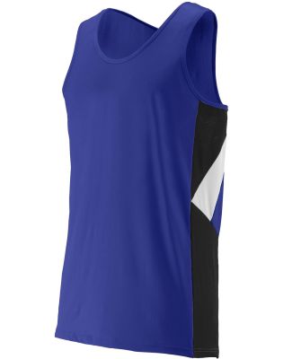Augusta Sportswear 332 Sprint Jersey in Purple/ black/ white
