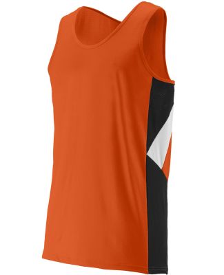 Augusta Sportswear 332 Sprint Jersey in Orange/ black/ white