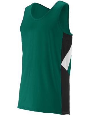 Augusta Sportswear 332 Sprint Jersey in Dark green/ black/ white