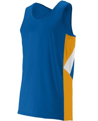 Augusta Sportswear 333 Youth Sprint Jersey in Royal/ gold/ white