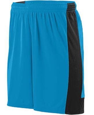 Augusta Sportswear 1606 Youth Lightning Short in Power blue/ black