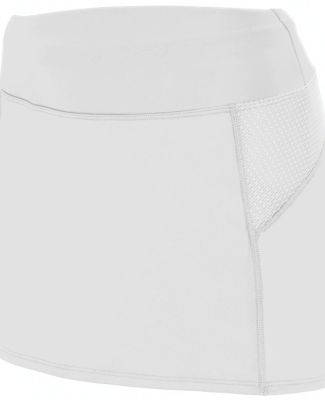 Augusta Sportswear 2421 Girls' Femfit Skort in White