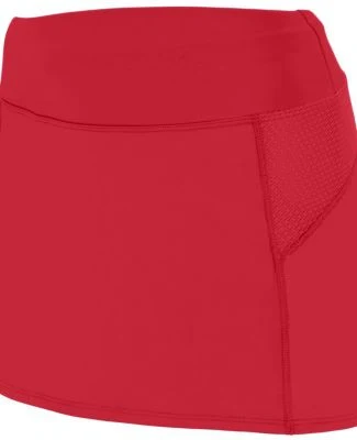 Augusta Sportswear 2421 Girls' Femfit Skort in Red