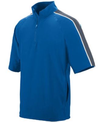 Augusta Sportswear 3789 Youth Quantum Short Sleeve in Royal/ graphite/ white
