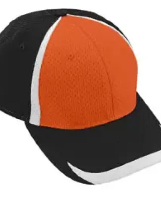 Augusta Sportswear 6290 Change Up Cap Black/ Orange/ White