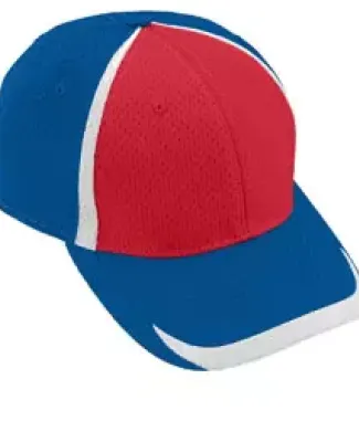 Augusta Sportswear 6290 Change Up Cap Royal/ Red/ White
