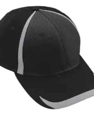 Augusta Sportswear 6290 Change Up Cap Black/ Silver Grey