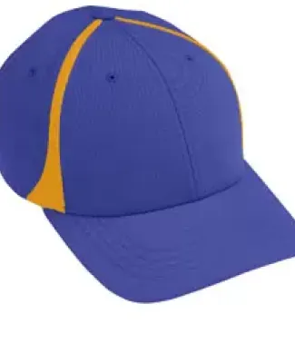 Augusta Sportswear 6310 Flexfit Zone Cap Purple/ Gold