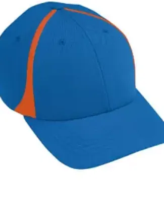 Augusta Sportswear 6310 Flexfit Zone Cap Royal/ Orange