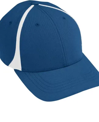 Augusta Sportswear 6311 Youth Flexfit Zone Cap in Navy/ white