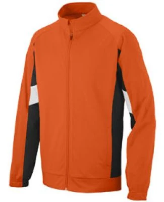 Augusta Sportswear 7722 Tour De Force Jacket in Orange/ black/ white