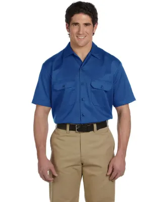 1574 Dickies Short Sleeve Twill Work Shirt  ROYAL BLUE
