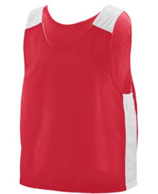 Augusta Sportswear 9716 Youth Face Off Reversible  in Red/ white