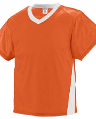 Augusta Sportswear 9725 High Score Jersey in Orange/ white