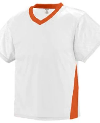 Augusta Sportswear 9725 High Score Jersey in White/ orange
