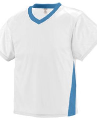 Augusta Sportswear 9725 High Score Jersey in White/ columbia blue