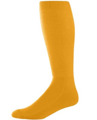 Augusta Sportswear 6085 Wicking Athletic Socks in Gold