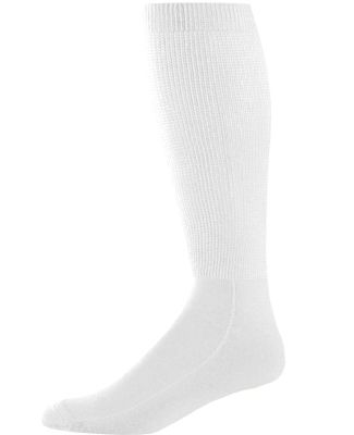 Augusta Sportswear 6085 Wicking Athletic Socks in White